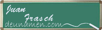 Juan Frasch Visitenkarte